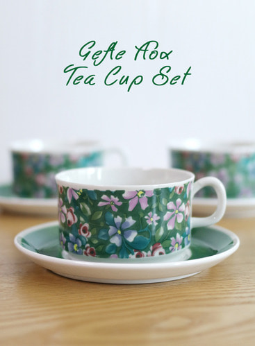 게플레 그린 프록스 티컵 세트Gefle Gron Flox Tea Cup Set