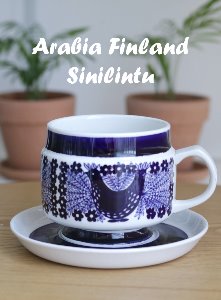 아라비아핀란드 신일린투Arabia Finland SINILNTU Cup Set [결함제품 세일]