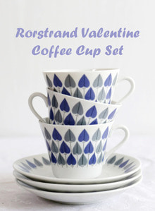 Rorstand Valentine 로스트란드 발레타인 컵피컵 세트