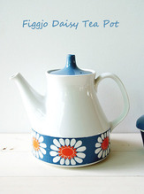Figgjo Flint Norway피기오 데이지 티팟 Figgjo Daisy Tea Pot