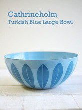 1960s 캐서린홀름Turquoise Large Bowl터키쉬블루 라지볼