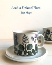 아라비아핀란드Arabia Finland &quot;Flora&quot;플로라 비어머그
