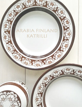 아라비아핀란드 카트릴리Arabia Finland Katrilli Deep Plates(MINT!)