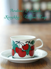 Arabia Finland Kirsikka아라비아핀란드 키르시카 커피컵 세트 MINT!