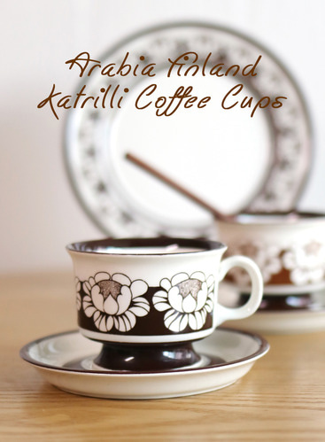 아라비아핀란드 카트릴리Arabia Finland Katrilli Coffee Cup Set