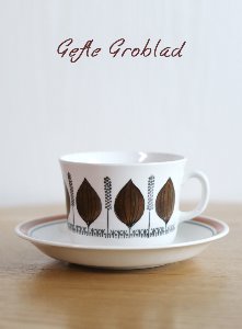 Gefle Groblad Tea Cup Set게플레 그로브라드 티컵 세트