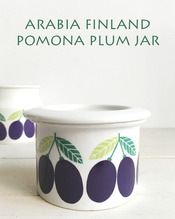  Arabia Finland Pomona아라비아핀란드 포모나 자두Plum Jam Jar